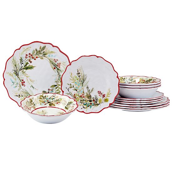  Certified International Christmas Gatherings 12-pc. Dinnerware Set