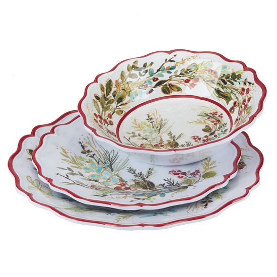  Certified International Christmas Gatherings 12-pc. Dinnerware Set