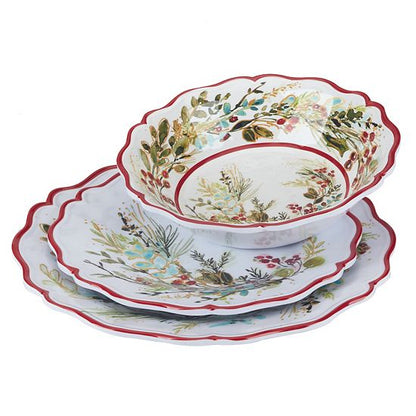  Certified International Christmas Gatherings 12-pc. Dinnerware Set