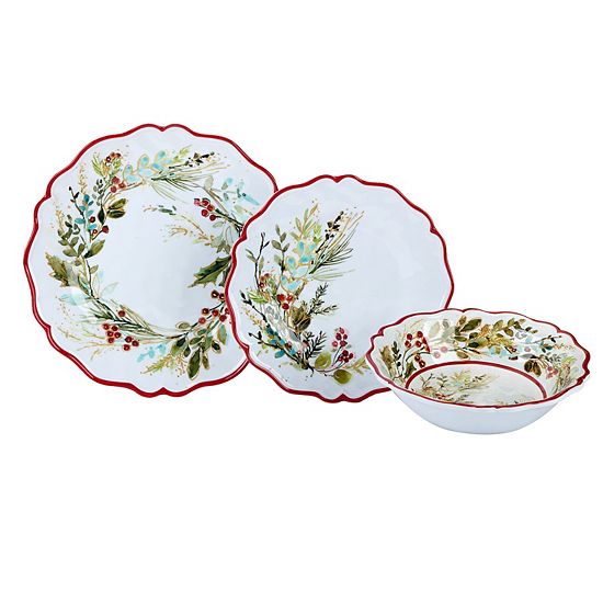  Certified International Christmas Gatherings 12-pc. Dinnerware Set