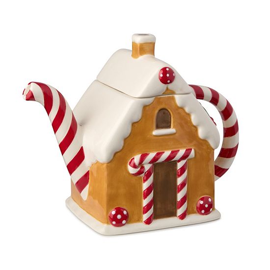  Certified International Gingerbread House Teapot