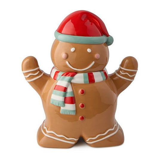  Certified International Christmas Whimsy Gingerbread 3-D Cookie Jar