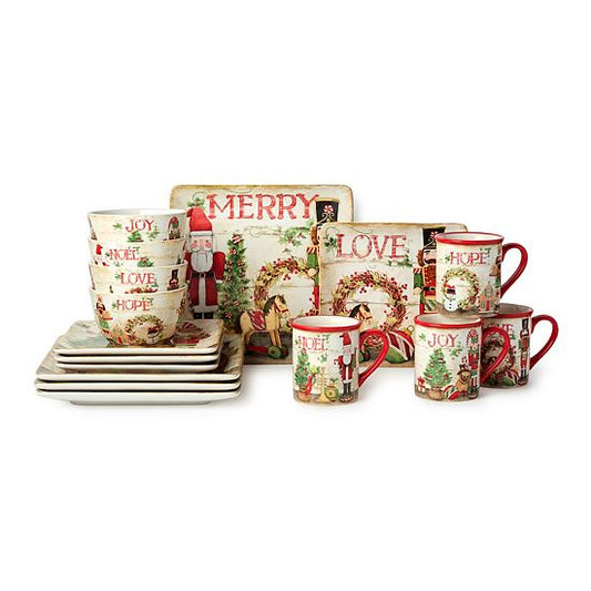  Certified International Nutcracker Parade 16-pc. Dinnerware Set