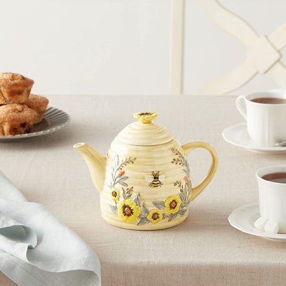  Certified International 3-D Beehive Teapot | Bee Sweet