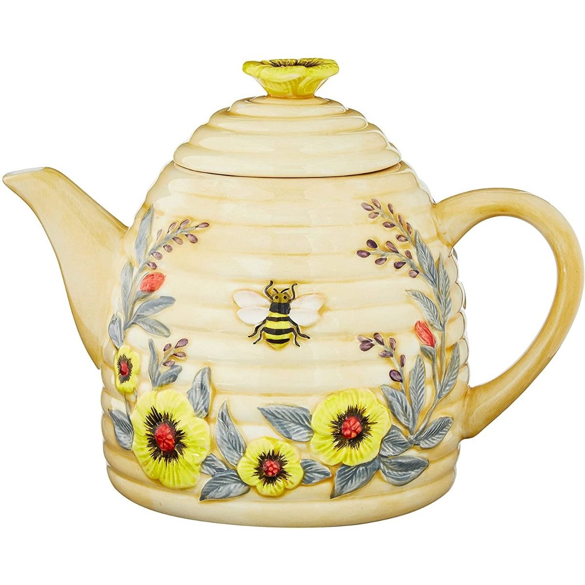  Certified International 3-D Beehive Teapot | Bee Sweet
