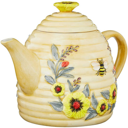  Certified International 3-D Beehive Teapot | Bee Sweet