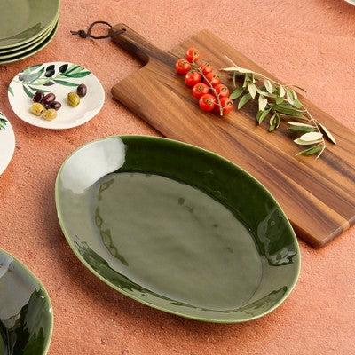  Certified International Oval Platter Verde