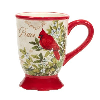  Set Of 4 Winter's Medley 16oz Drinkware Mugs - Certified International