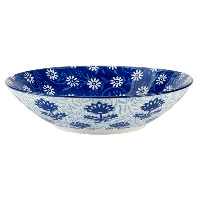  Certified International Set Of 6 40oz Carnival Soup/Pasta Bowls Blue