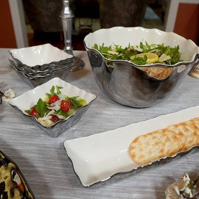  Certified International Silver Coast Cracker Tray
