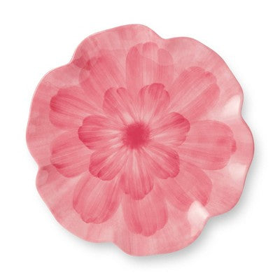  Certified International (Set Of 4) 9" Wildflower 3D Floral Melamine Salad Plates Pink