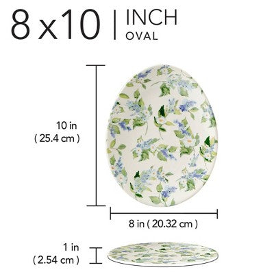  Certified International (Set Of 4) 8" Oval Egg Plates