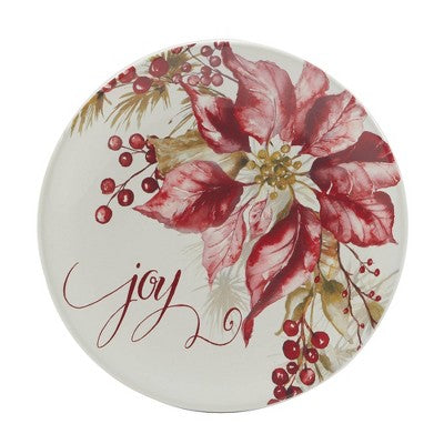  Certified International Set Of 4 Winters Joy Assorted Dessert Plates