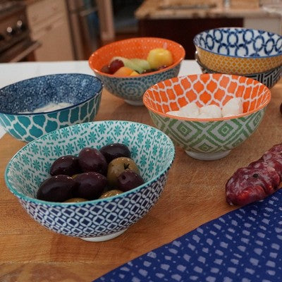  10oz 6pk Porcelain Chelsea Snack Bowls - Certified International
