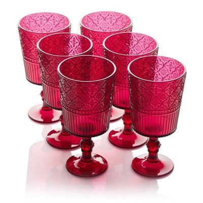  Certified International (Set Of 6) 14oz Acrylic All Purpose Goblets