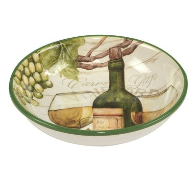  Set Of 4 Meadow Brook Vineyard Assorted Soup/Pasta Bowls - Certified International
