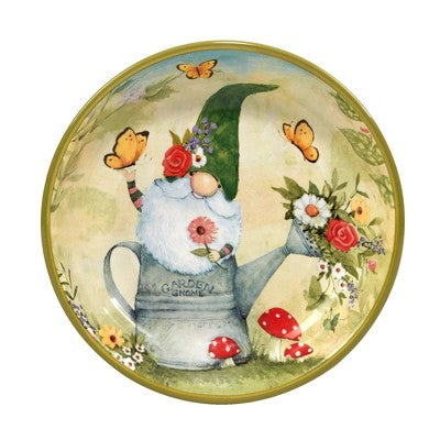  Set Of 4 Garden Gnomes Assorted Soup/Pasta Bowls - Certified International