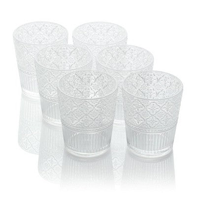  Certified International (Set Of 6) 16oz Acrylic Dof Glasses Victoria