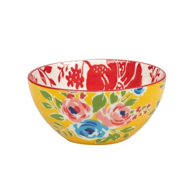  Set Of 6 Damask Floral All Purpose 26oz Bowls - Certified International