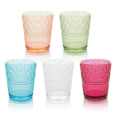  Certified International (Set Of 6) 16oz Acrylic Dof Glasses Victoria