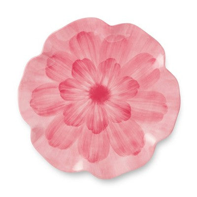  Certified International (Set Of 4) 11" Wildflower 3D Floral Melamine Dinner Plates Pink