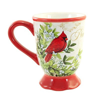  Tabletop Winter's Medley Mug Christmas Beverage Certified International - Drinkware