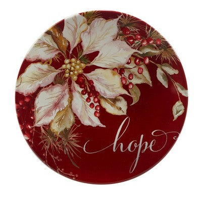  Certified International Set Of 4 Winters Joy Assorted Dessert Plates