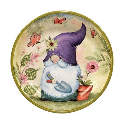  Set Of 4 Garden Gnomes Assorted Soup/Pasta Bowls - Certified International