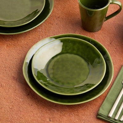 Certified International (Set Of 4) 9" Salad Plates Verde