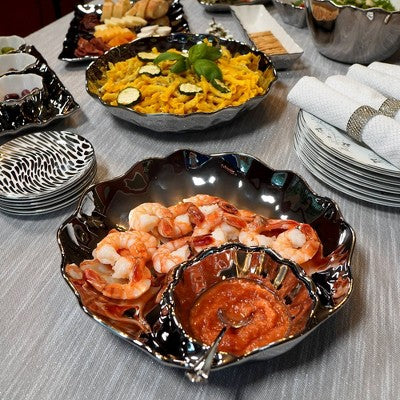  Certified International Silver Coast Chip And Dip