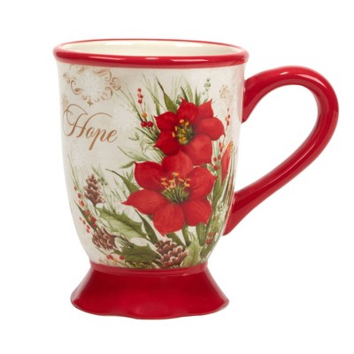  Set Of 4 Winter's Medley 16oz Drinkware Mugs - Certified International