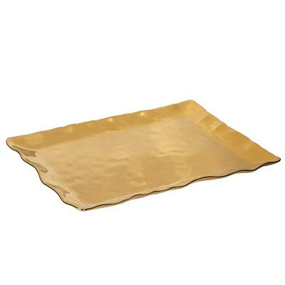  Certified International Gold Coast Rectangular Platter