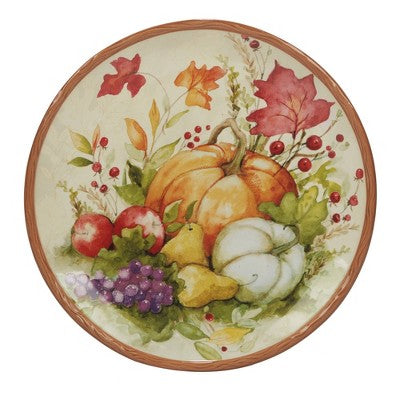  Certified International Set Of 4 Harvest Blessings Dinner Plates