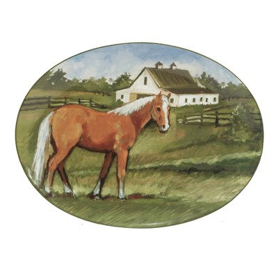  16" X 12" York Stables Oval Serving Platter - Certified International
