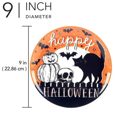  Certified International Set Of 4 Hocus Pocus Salad Plates