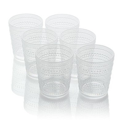  Certified International (Set Of 6) 16oz Acrylic Dof Glasses Santa Fe