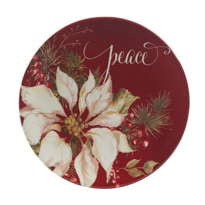  Certified International Set Of 4 Winters Joy Assorted Dessert Plates