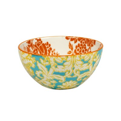  Set Of 6 Damask Floral All Purpose 26oz Bowls - Certified International