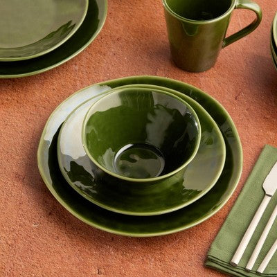  Certified International (Set Of 4) 22oz Ice Cream Bowls Verde