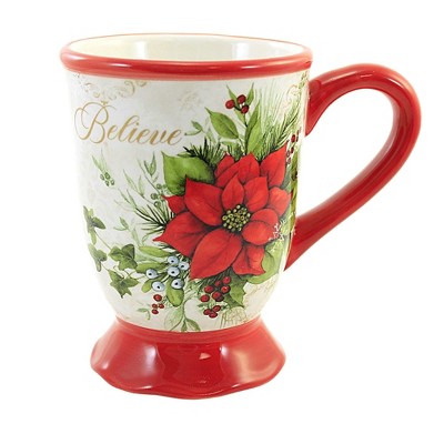  Tabletop Winter's Medley Mug Christmas Beverage Certified International - Drinkware
