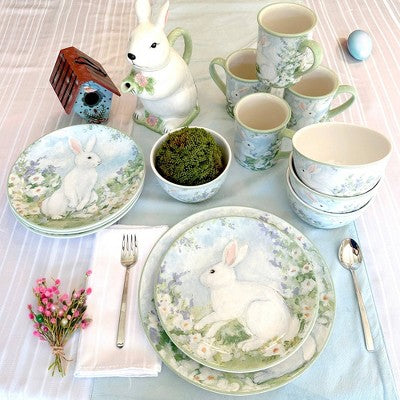  Certified International 16pc Easter Morning Dinnerware Set