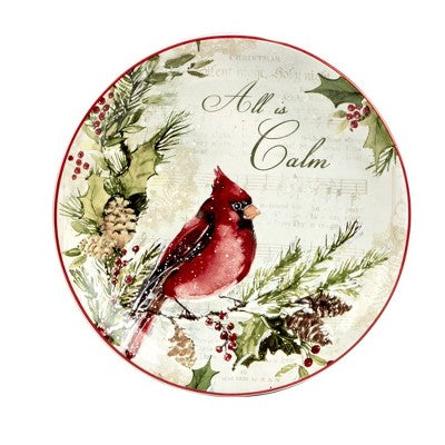  Set Of 4 Silent Night Dining Dessert Plates - Certified International