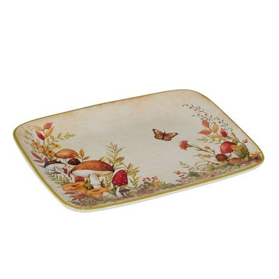  Certified International Woodland Critters Rectangular Serving Platter