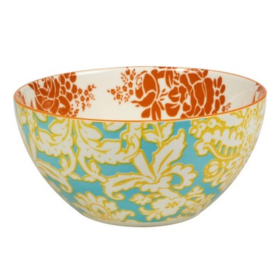  Set Of 6 Damask Floral All Purpose 12oz Bowls - Certified International