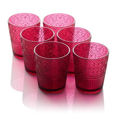  Certified International (Set Of 6) 16oz Acrylic Dof Glasses Victoria