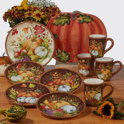  Certified International 16pc Harvest Blessings Dinnerware Set