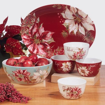  Certified International Winters Joy Oval Platter