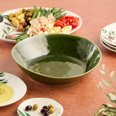  Certified International 128oz Pasta Bowl Verde