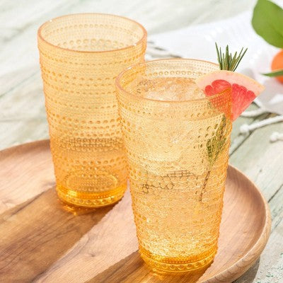  Certified International (Set Of 6) 22oz Acrylic Ice Tea Glasses Santa Fe