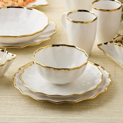  Certified International 16pc Regency Dinnerware Set Gold